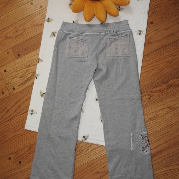 Lulumari Gray Pants Medium - Picture 5 of 6